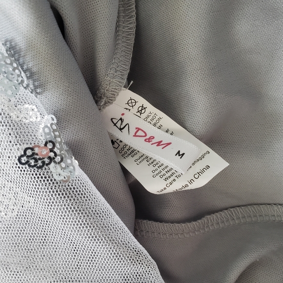 D&M (DOMiN) | Light Grey Mini Dress - Picture 4 of 5